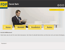 Tablet Screenshot of daniel-bahr.de